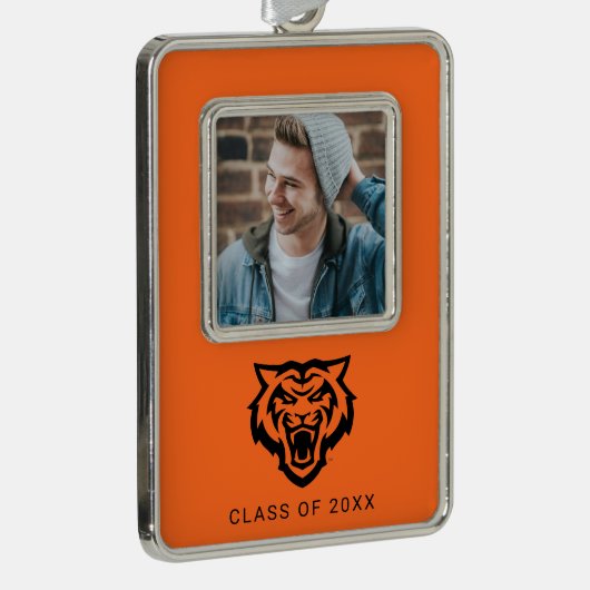 アイダホ州大学ベンガールズスピリットデザイン シルバープレートフレームオーナメント (右)