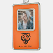 アイダホ州大学ベンガールズスピリットデザイン シルバープレートフレームオーナメント (左)