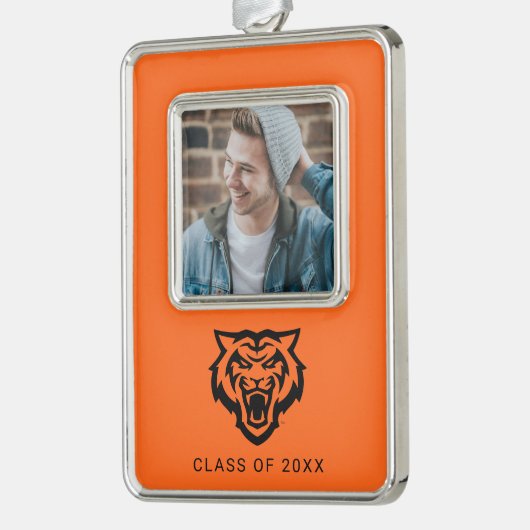 アイダホ州大学ベンガールズスピリットデザイン シルバープレートフレームオーナメント (左)