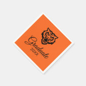 アイダホ州大学ベンガールズスピリットデザイン スタンダードカクテルナプキン (角)