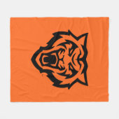 アイダホ州大学ベンガールズスピリットデザイン フリースブランケット (正面(横))