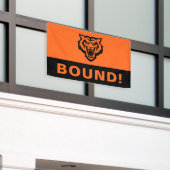 アイダホ州大学ベンガールズスピリットデザイン 横断幕 (ビルの外側)