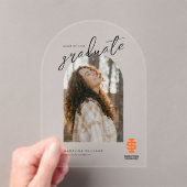 アイダホ州大学公式ロゴデザイン アクリル招待状 (インサイチュ (ポータブル))