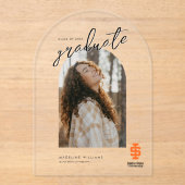 アイダホ州大学公式ロゴデザイン アクリル招待状 (正面)