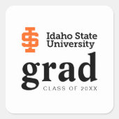 アイダホ州大学公式ロゴデザイン スクエアシール (正面)