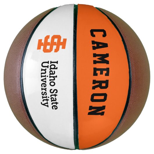 アイダホ州大学公式ロゴデザイン バスケットボール (縦)