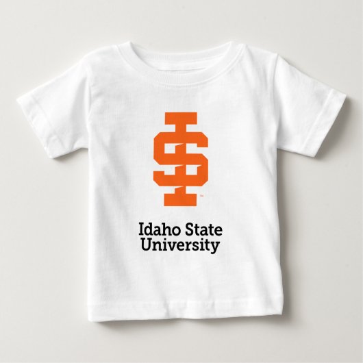 アイダホ州大学公式ロゴデザイン ベビーTシャツ (正面)