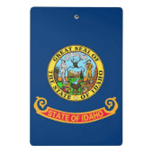 アイダホ州旗を持つミニ州,アメリカ ミニクリップボード (裏面)