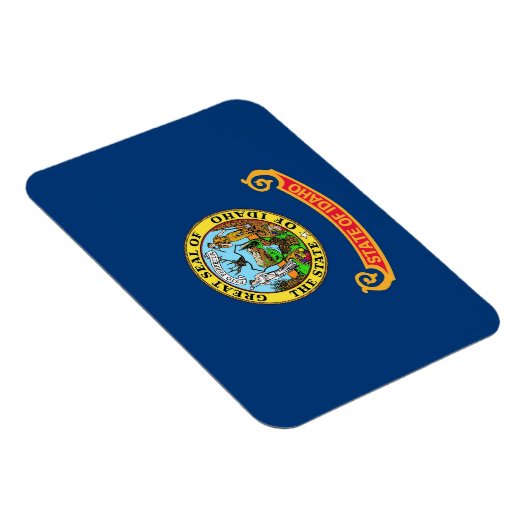 アイダホ州旗を持つ愛国的なフレキシブル磁石 マグネット (右側)