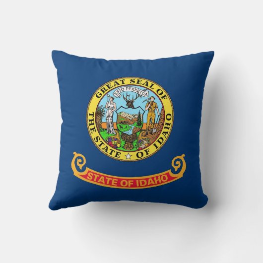アイダホ州旗アメリカ百丈枕 クッション (裏面)