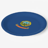 アイダホ州旗デザインデコール ペーパープレート (アングル)