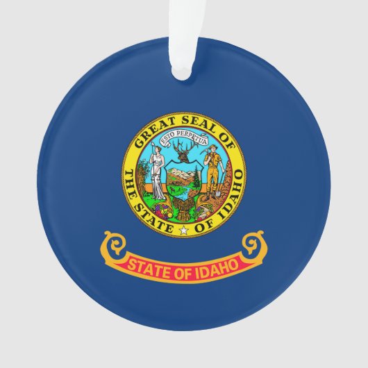アイダホ州旗デザイン オーナメント (正面)