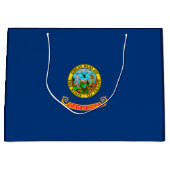 アイダホ州旗デザイン ラージペーパーバッグ (正面)