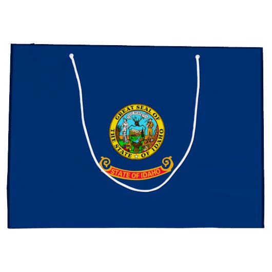 アイダホ州旗デザイン ラージペーパーバッグ (裏面)