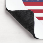 アイダホ州旗ハート マウスパッド (コーナー)