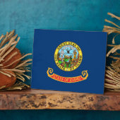 アイダホ州旗プラーク フォトプラーク (側面)