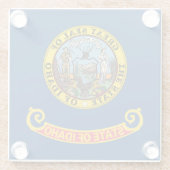 アイダホ州旗 ガラスコースター (裏面)