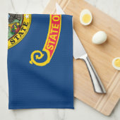 アイダホ州旗 キッチンタオル (四つ折り)