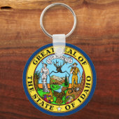 アイダホ州旗 キーホルダー (正面)