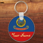 アイダホ州旗 キーホルダー (正面)