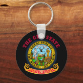 アイダホ州旗 キーホルダー (正面)