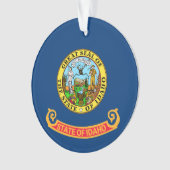 アイダホ州旗:ザ・ジェム州,アメリカ・マウンテン・ウエスト オーナメント (正面)