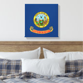 アイダホ州旗：ザ・ジェム州，アメリカ・マウンテン・ウエスト キャンバスプリント (インサイチュ (寝室))