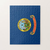 アイダホ州旗:ザ・ジェム州,アメリカ・マウンテン・ウエスト ジグソーパズル (縦)