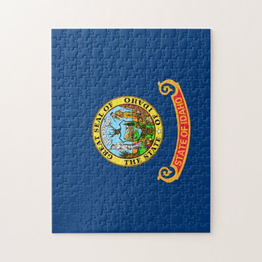 アイダホ州旗:ザ・ジェム州,アメリカ・マウンテン・ウエスト ジグソーパズル (縦)