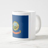 アイダホ州旗：ザ・ジェム州，アメリカ・マウンテン・ウエスト ジャンボコーヒーマグカップ (正面右)