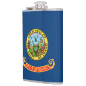 アイダホ州旗：ザ・ジェム州，アメリカ・マウンテン・ウエスト フラスク (左)