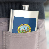 アイダホ州旗：ザ・ジェム州，アメリカ・マウンテン・ウエスト フラスク (インサイチュ)