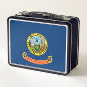 アイダホ州旗:ザ・ジェム州,アメリカ・マウンテン・ウエスト メタルランチボックス (裏面)