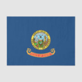 アイダホ州旗:ザ・ジェム州,アメリカ・マウンテン・ウエスト 薄葉紙 (正面)