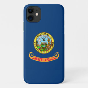 アイダホ州旗:ザ・ジェム州,アメリカ・マウンテン・ウエスト iPhone 11 ケース