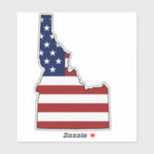 アイダホ州旗 シール (シート)