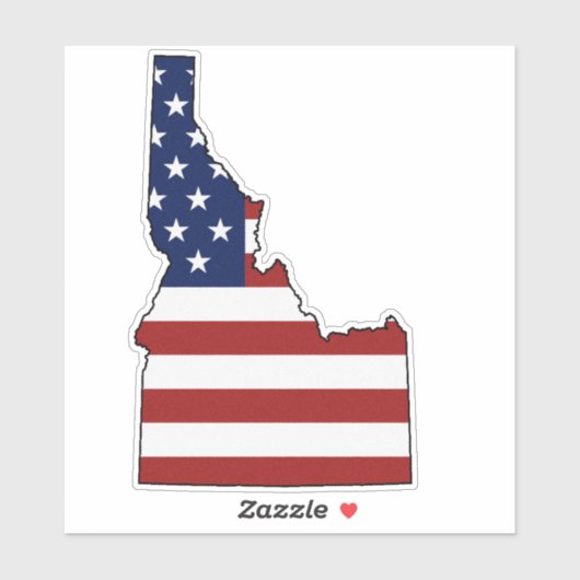 アイダホ州旗 シール (シート)