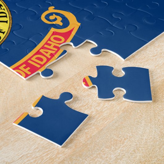 アイダホ州旗 ジグソーパズル (側面)