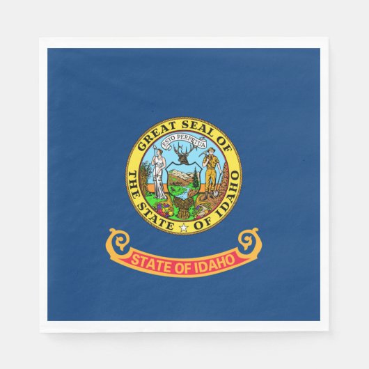 アイダホ州旗 スタンダードランチョンナプキン (正面)