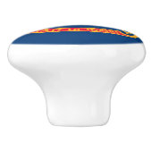 アイダホ州旗 セラミックノブ (側面)