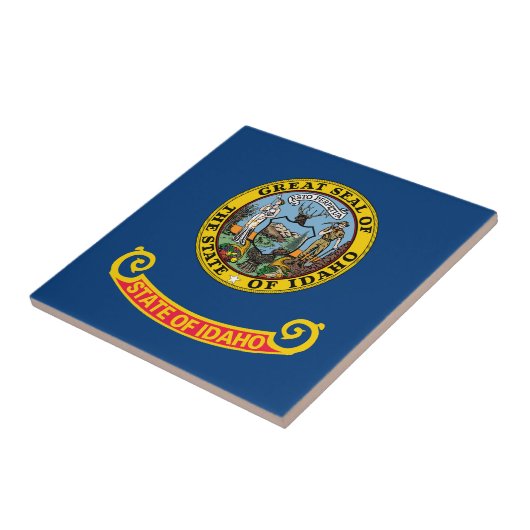 アイダホ州旗 タイル (側面)
