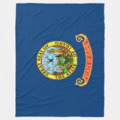 アイダホ州旗 フリースブランケット (正面)