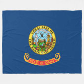 アイダホ州旗 フリースブランケット (正面(横))