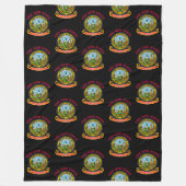 アイダホ州旗 フリースブランケット (正面)