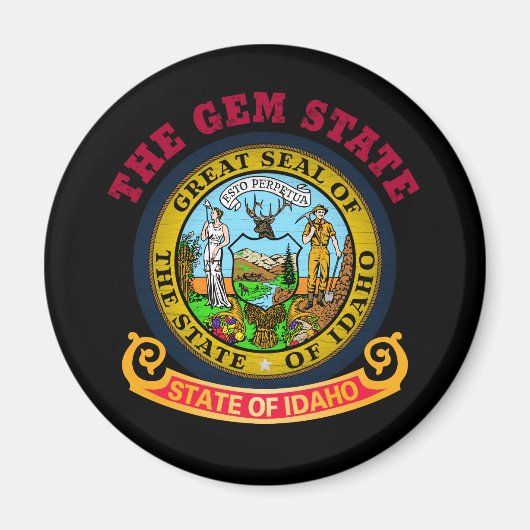 アイダホ州旗 マグネット (正面)