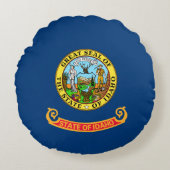 アイダホ州旗 ラウンドクッション (正面)