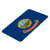 アイダホ州旗、宝石の州、アメリカの州 マグネット (左側)