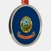 アイダホ州旗、宝石州、アメリカ州 メタルオーナメント (右)