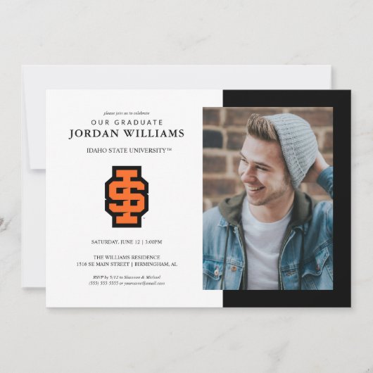 アイダホ州立大学ボールドベンガルズロゴ 案内状 (正面)