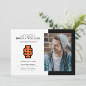 アイダホ州立大学ボールドベンガルズロゴ 案内状 (スタンド正面)